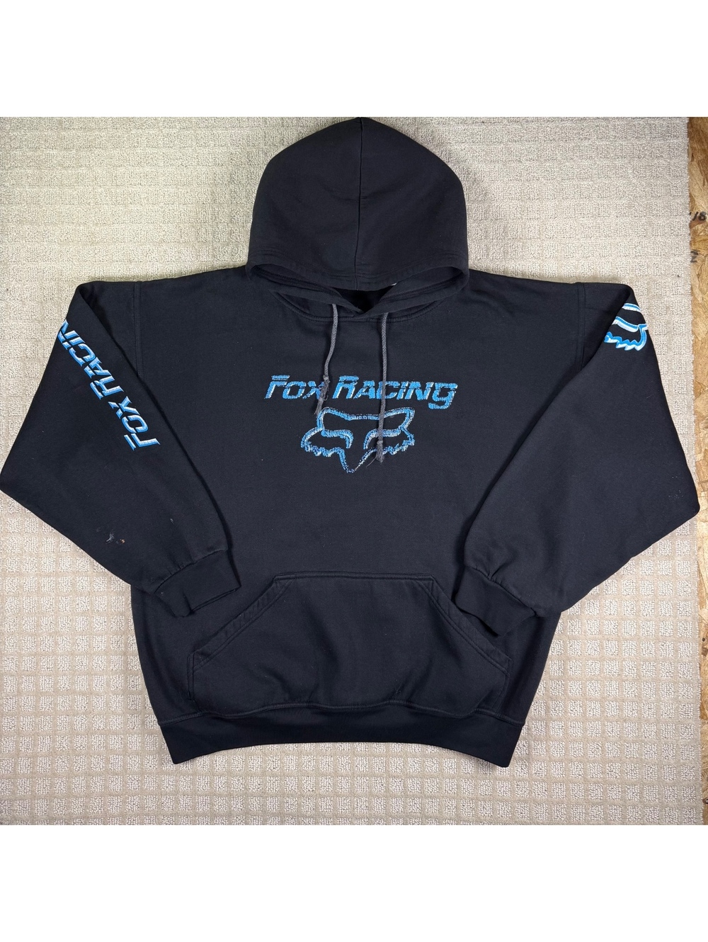 Fox Racing Black Pullover Hoodie Xl